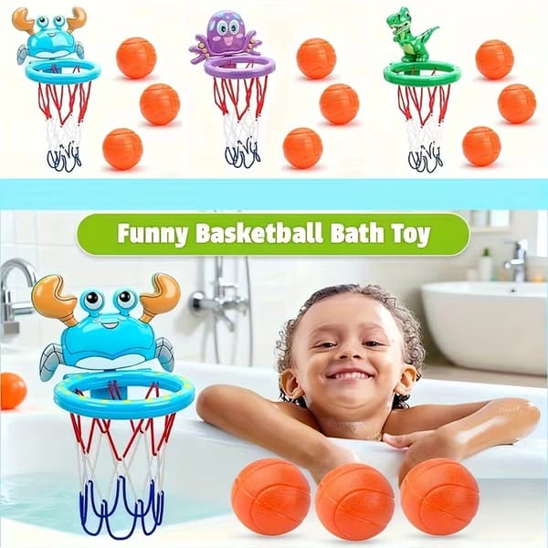 Nye Mini Tegneserie Dyre Basketballringe, Børns Badelegetøj, Baby Badelegetøj og Spil, Perfekte Gaver til Børn 3