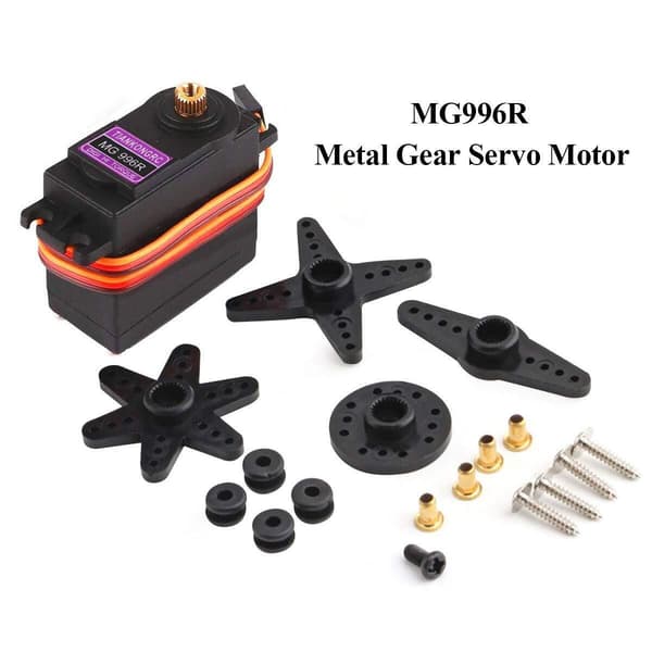 4st MG996R Micro Servomotor Metallväxel Digital Servomotor Vridmoment DE