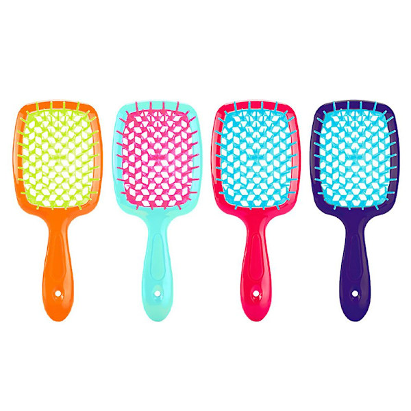 Unbrush Rescue Brush Lixera Hårtborste för Lockigt Hår, Reda Ut & Anti-Trassel