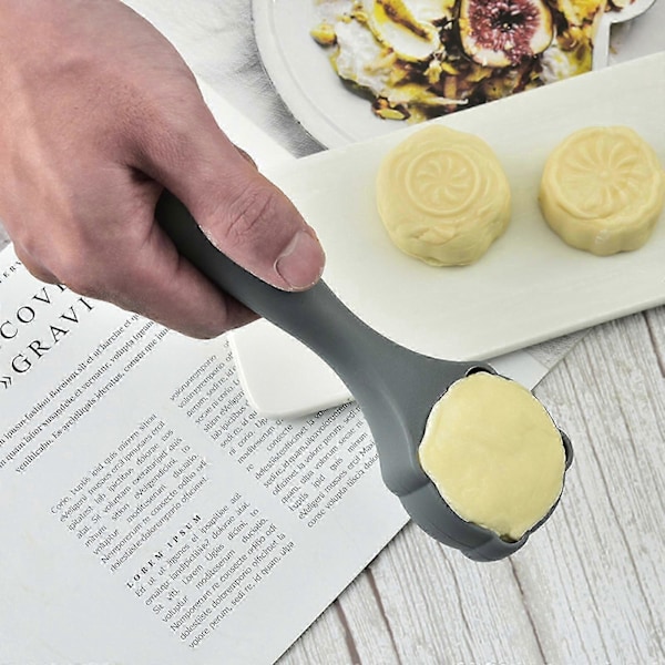 Plast Maamoul Form för Kakor, Kakbakning, Dekoration, DIY Månkakstillverkare{F2}