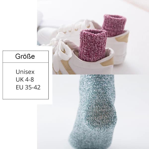 Uldsokker, termiske sokker, vintersokker til kvinder, hyggelige, 5 par{f2}