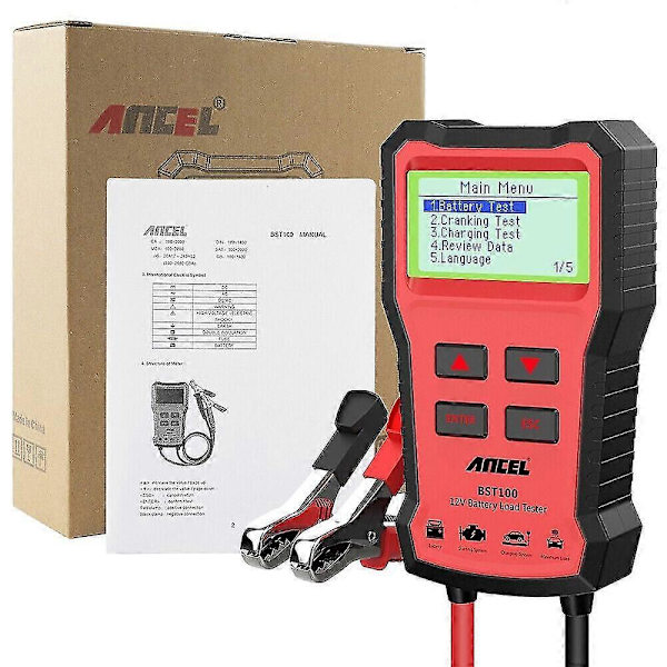 {hw}Ancel BST100 12V Bilbatteritester 220Ah Ladeanalysator