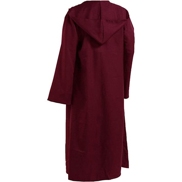 Vuxen Halloween Kostym Huvtröja Robe Cosplay Kappor Huvrock Röd red XXL