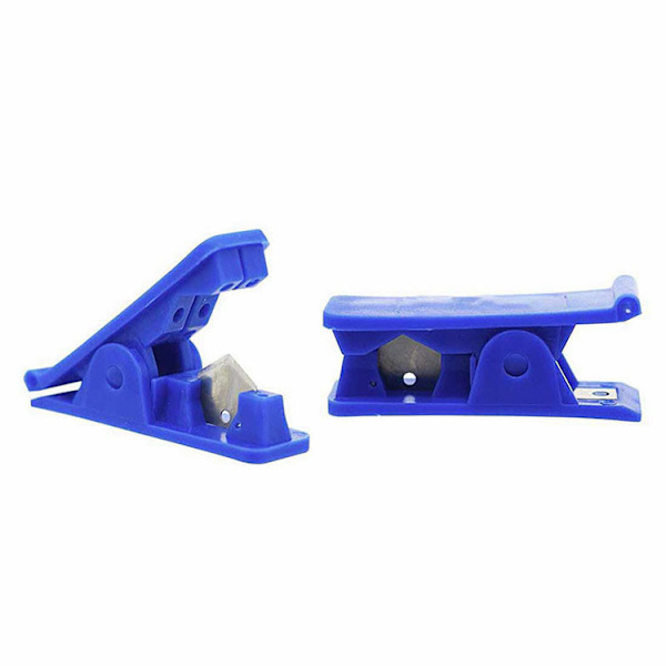 4-pakning PVC-rørkutter Nylon Plastslangekutter for opptil 1/2\" OD PU PE-rør, Blå{HW}