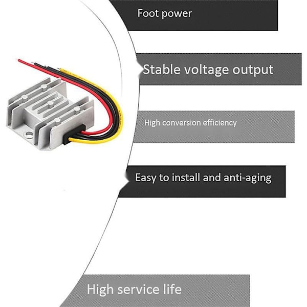 48V DC-DC Konverter 48V til 24V 20A Strømforsyning Transduser Buck Regulator Spenningstransformator