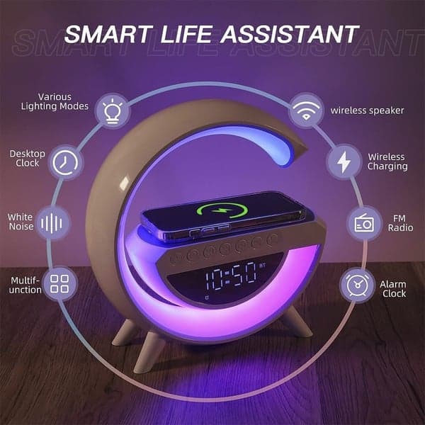 G-light - Langaton RGB-valo, laturi ja Bluetooth-kaiutin