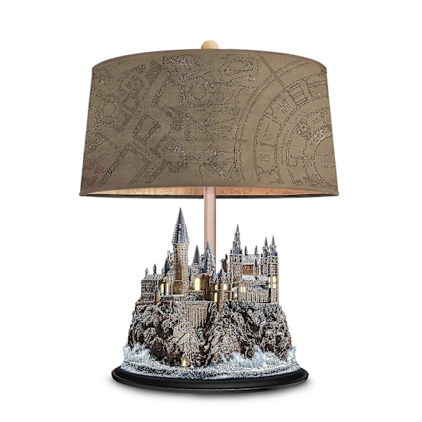 Bradford Exchange Harry Potter Hogwarts Slott Fantastisk Skulptur Bordlampe