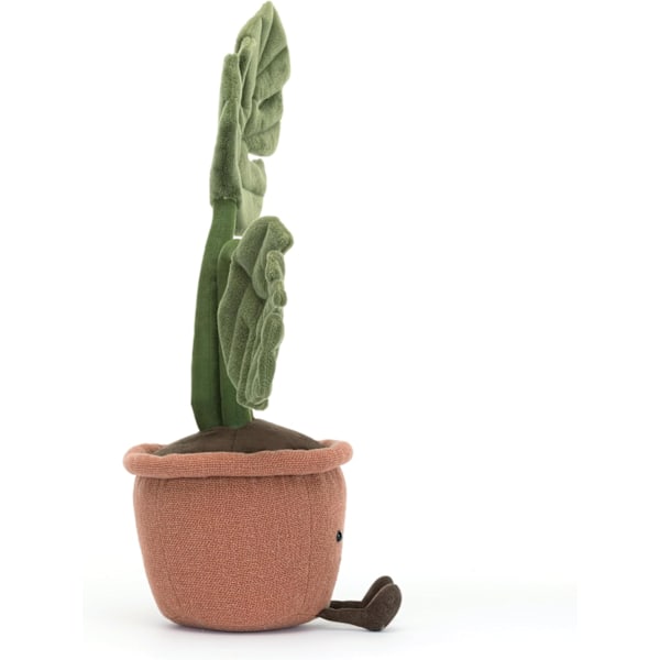 Jellycat Amuseables Krukväxt Monstera Gosedjur, 43 cm - Växtplysch - Rolig Inredning & Gåva{F2}
