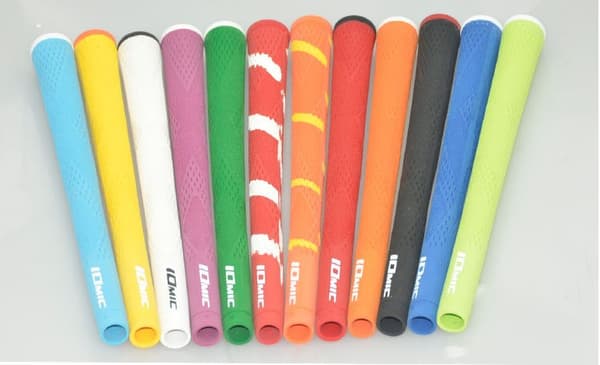 10 STK Golfkøllegreb IOMIC Stil Anti-slip Golfgreb Sæt Blødt Holdbart Træningstilbehør**gul yellow