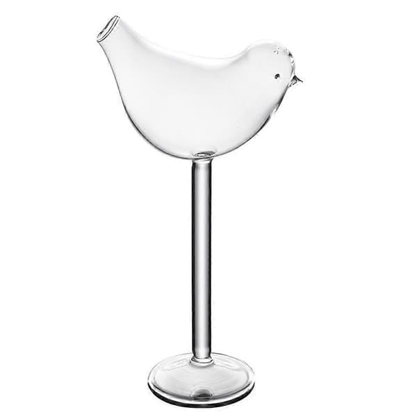Elegant fuglebæger til hjem og restaurant, velegnet til fester og bryllupper, 1 stk. Transparent 11*6CM