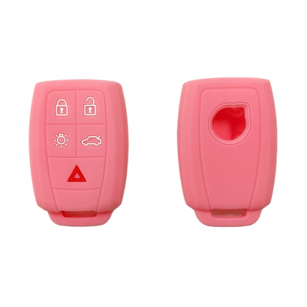 Anvendelig til den gamle Volvo S40 smart 5-knaps silikone nøglecover Volvo C30 C70 nøgle taske hul model{f499}