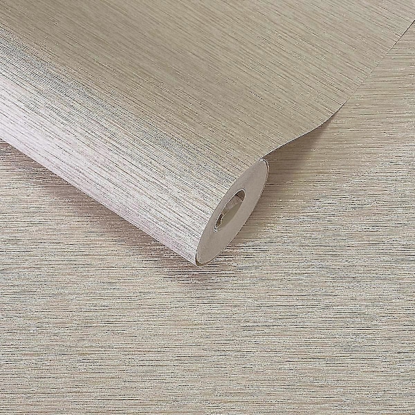 Roma Linjär Textur Tungvikt Vinyltapet {HH} Beige