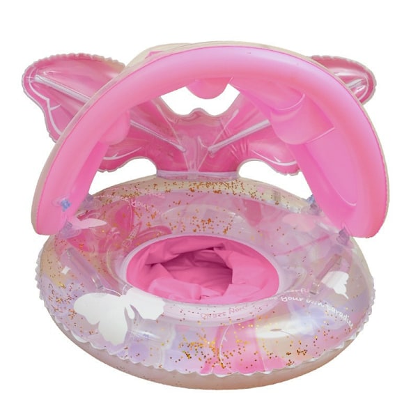 Ryggstöd fjäril sjöjungfru badring barnstol ring byxficka ring vuxen badring babysittring 3