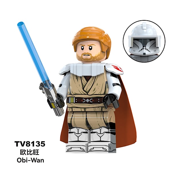 Star Wars Docka Monteringsdocka Minidocka 10PCS-501 Clone Trooper, Obi-Wan(f2)