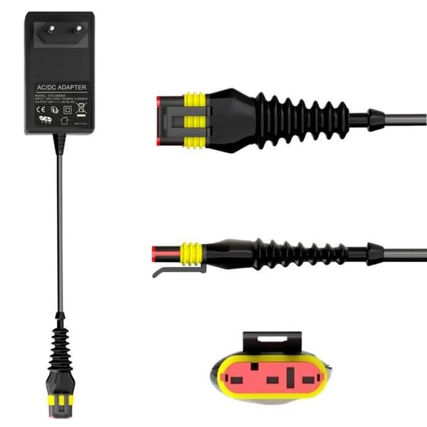 Oplader til batteri 28V - Husqvarna - Automower 105/310/315X - Universal - Elektrisk - Sort (F2)