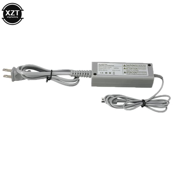 AC-laddningsadapter för Nintendo Wii U Gamepad Controller Joystick US/EU-kontakt 100-240V Hemväggströmförsörjning för WiiU Pad(f2)