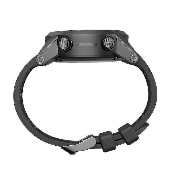 Garmin Fenix/fenix 2 -rannekkeelle Easy Fit 26mm leveä pehmeä silikoninen rannekello