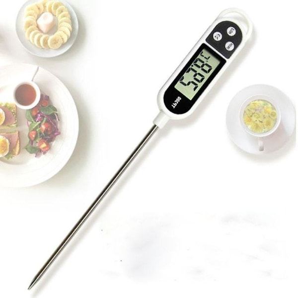 Digital BBQ Mattermometer for Kjøtt, Kake, Godteri, Steking, Grill og Matlaging 12 packs