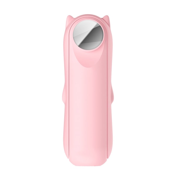 Personlig fläkt Handhållen minifläkt, 3 IN 1 handfläkt, portabel USB uppladdningsbar liten fickfläkt, batteridriven fläkt för resor, utomhus-rosa
