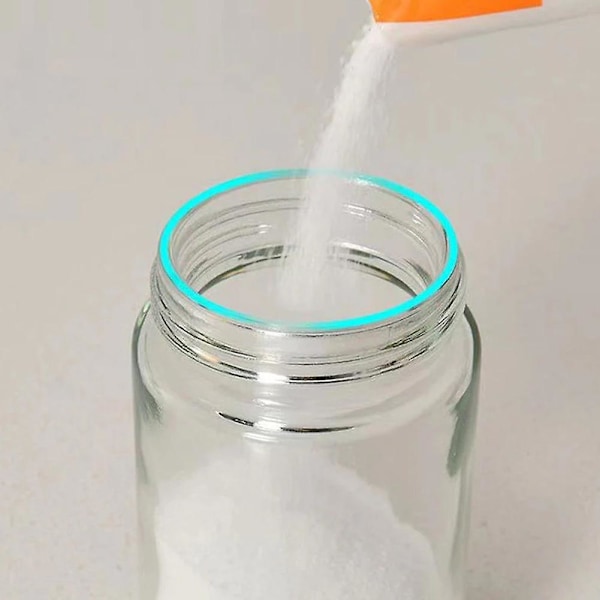 Kvantitativ saltspreder glas saltspreder dispenser fugttæt krydderiflaske til campingkøkken 180ml