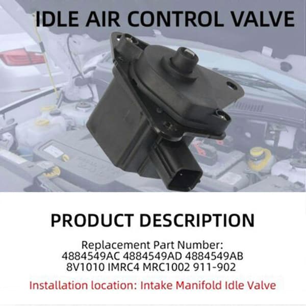 Indsugningsmanifold Runner Kontrolventil til Jeep Chrysler Dodge 2.0 2.4 04884549AD 4884549AC(f2)