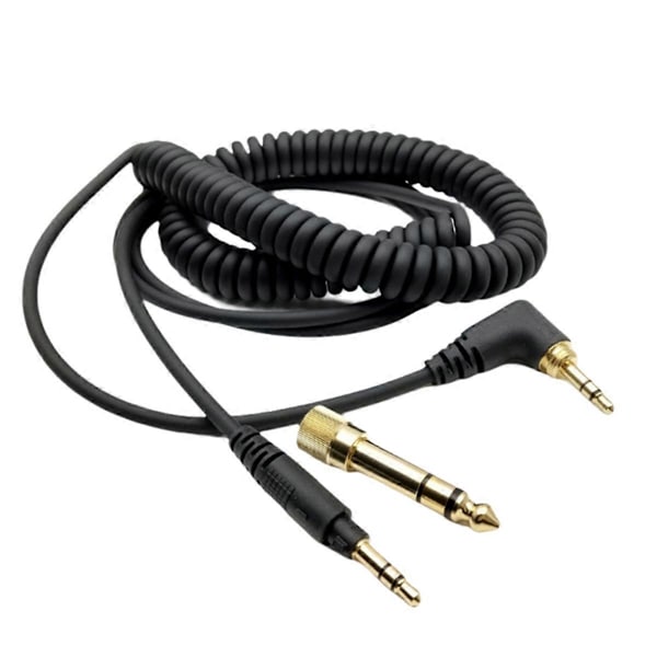 Spiralkabel för hörlurar till Technics EAH-DJ1200{F2}