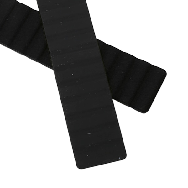 Magnetisk urrem justerbar hurtig spænde silikone urrem 20 mm passer til Garmin Fenix 7S 6S 5S sort{F2}