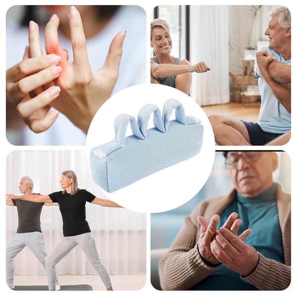 Ergonomisk håndgrep med håndflatestøtte og pustende stoff for håndtrening