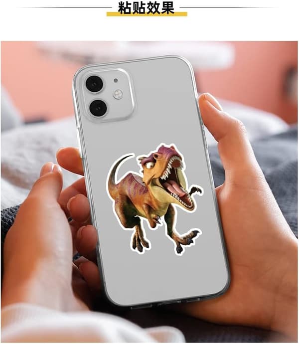 Dinosaurie Dekaler 100 st Coola Estetiska Dekaler för Vatten{hw}