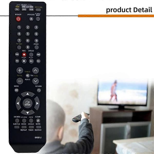 00061J Ersättningsfjärrkontroll i ABS för Samsung DVD-spelare V9700 V9800{f2}