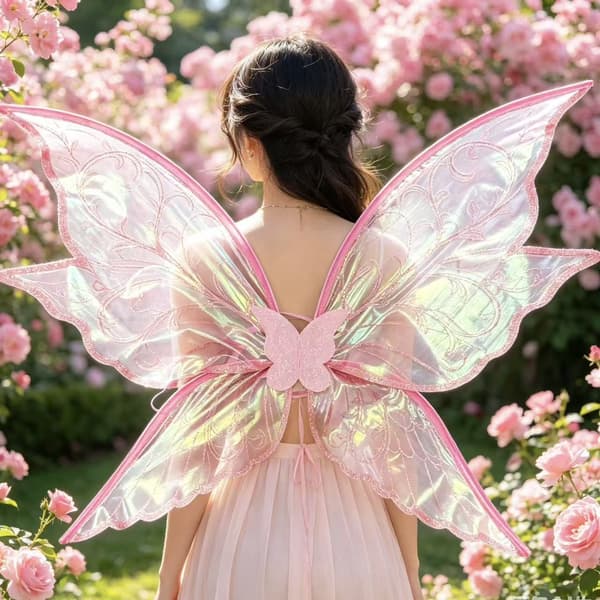 Sommerfuglevinger til børn, udklædningsvinger, festforestilling cosplay tilbehør