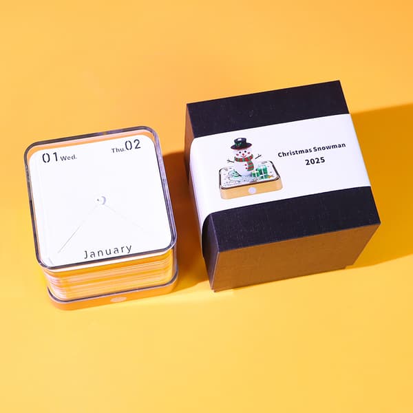 Timepiece Kalender 2026 Bordkalender Med LED Lys 3D Riv-a{hw} A