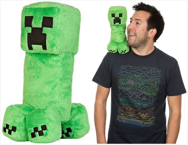 Minecraft plyschdocka leksak söt och gullig husdjursdocka creeper{f2} creeper 18cm