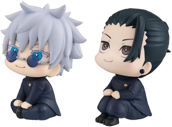 Puruuige 2 st Satoru Gojo/Suguru Geto Figur Staty 9.94cm Tecknad Figur Modell Leksak Samlarprydnad Gåva{F2} D