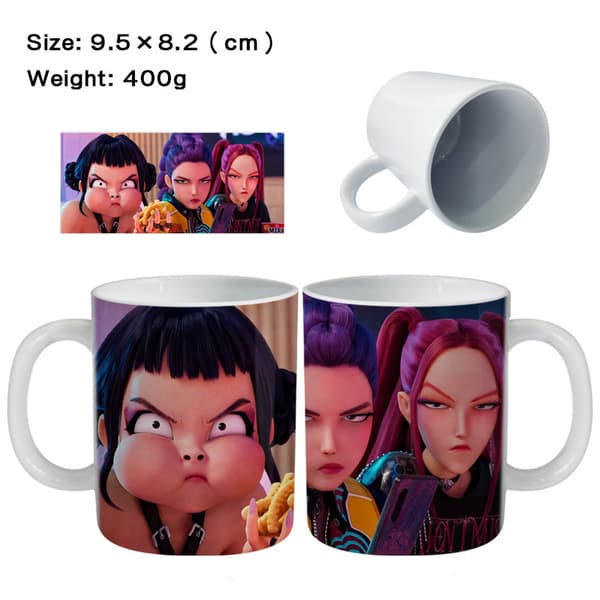 Kpop Demon Hunters Keramisk Mugg Söt Idol Fan Kopp 350ml Kaffemugg Present Samlarobjekt*MKB-0155* MKB-0155