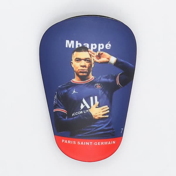 Mini jalkapallon säärisuojat – Paksut jalkapallon säärisuojat suojavarusteet *Mbappe Paris Blue MP-4*{F2} Mbappe Paris Blue MP-4