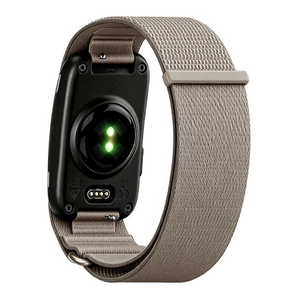 Borrelåsbånd i nylon for Garmin CIRQA Smart Band Soft Mist Gray