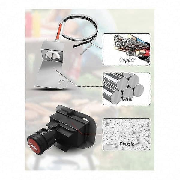 Weber Q320 & Q3200 kaasugrillin sytytyssarja (vuosien 2008-2014 mallit){F2} Som visas