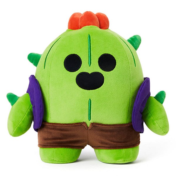 Kaktus plyschdocka plyschleksak kaktus anime spel plyschdocka barns födelsedagspresent grön 25 cm{F2} Spike