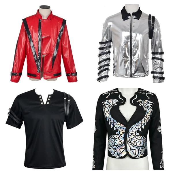 Mænds Bad Punk Style Læderjakke Slim Fit Sort Cosplay Kostume Top B S