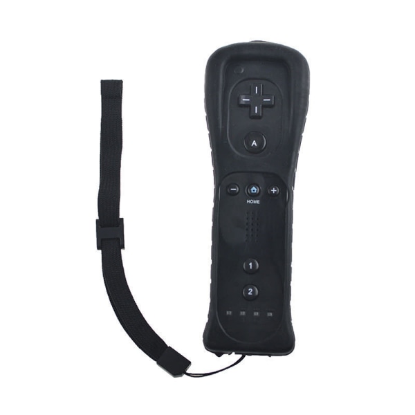 1 bit Wii Linker Controller med Motion Plus, Wii Controller Remote Wii Remote Motion Plus Controller Inbyggd (svart)