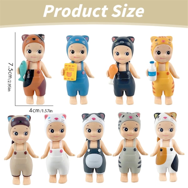 Sonny Angel HIPPERS - Original Mini Figur, Limited Edition, Förseglad Blind Box - Cat Life Series 9st{F2} #8