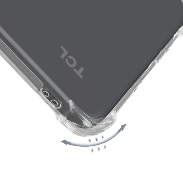 Cover til TCL 40R 5G, 40 XE og 40 NxtPaper 5G Silikone Hjørne Stødsikker Transparent