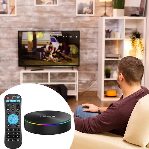 Androids 9 Smarts Television Box Multi-Purpose Mediaspelare TV Box för TV-spel 2 g 16 g EU-pistoke