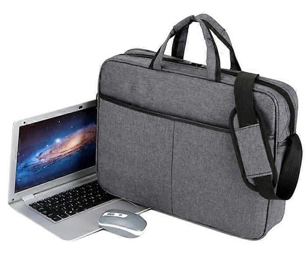 Laptopväska 15,6 tum Grå Stötsäker Skyddsväska