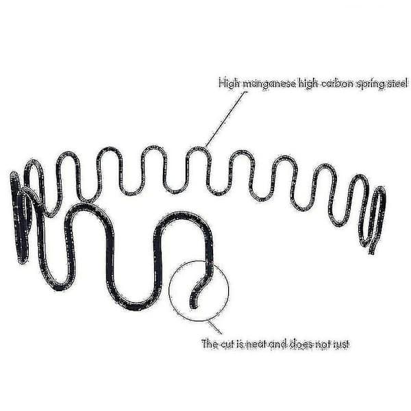 Soff- och stolsbytesfjädrar med klämmor, 40cm 45cm 50cm 55cm 60cm xhBY 60cm 60cm(f2) 60cm