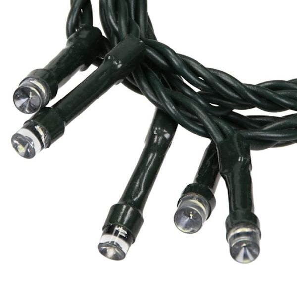 Fast ljus - Ej specificerat - 240 LED - Varmvit - 21m - Inomhus/Utomhus Grön(F2) Grön, Vit