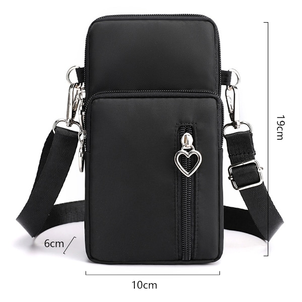 Pieni crossbody-lompakkopuhelinlaukku naisille, mini crossbody -käsilaukku