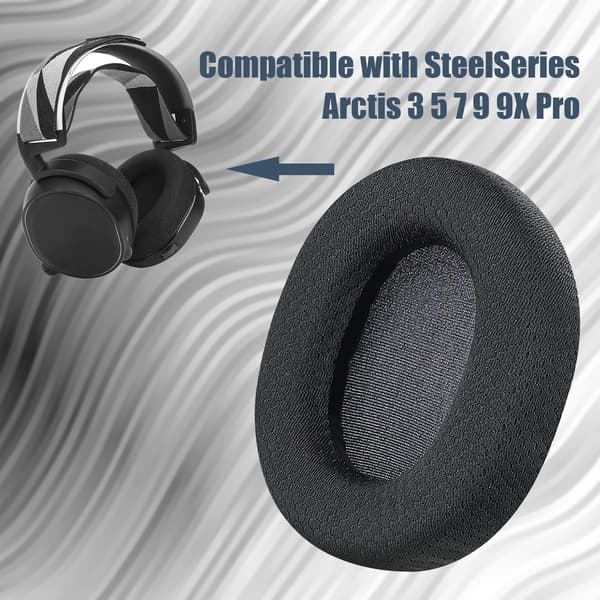Öronkuddar SteelSeries Arctis 3/5/7/9/9X/Pro Svart 1 par (f2) 27