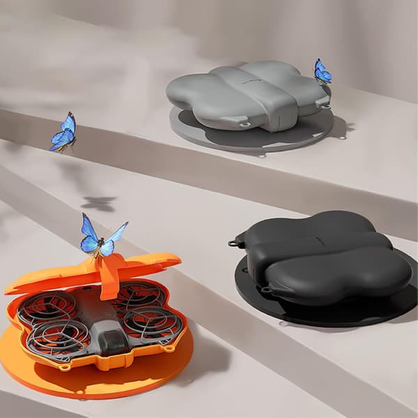 Plastskyddsväska/drönarskyddsfodral NEO 2 kompakt bärbart drönartillbehör, lättvikt, svart black